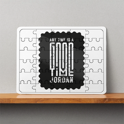 MDF Wooden Puzzles | 6x8 Inch | 30 Pieces | Durable MDF | Glossy Finish | Sublimation Print | Lightweight | Waterproof | Fade-Proof | Unisex | Personalized | Typographic | Companionship | Good Experiences | Everyday | Positive - front - White - mockup 1