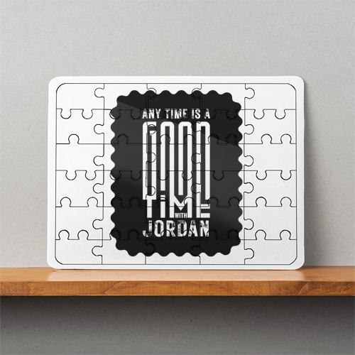 MDF Wooden Puzzles | 6x8 Inch | 30 Pieces | Durable MDF | Glossy Finish | Sublimation Print | Lightweight | Waterproof | Fade-Proof | Unisex | Personalized | Typographic | Companionship | Good Experiences | Everyday | Positive