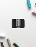 Embroidery Patches | Versatile Iron-On | Premium Madeira Threads | Durable & Expressive | Unisex | Personalized | DTG | Embroidery | Typographic | Companionship | Good Experiences | Everyday | Positive - front_Rectangle - Rectangle - Black - mockup 3