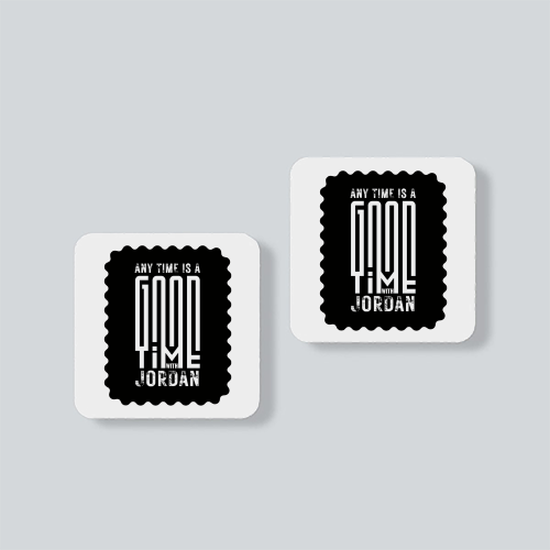 Fridge Magnet | Square | Durable Acrylic | UV Print, Strong Hold | Home & Living, Unisex | Personalized | Typographic | Companionship | Good Experiences | Everyday | Positive