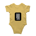 Rompers | Regular Fit Baby & Toddler | Bio-Washed Cotton | Double Stitched, Pre-Shrunk | Unisex | Personalized | DTG | Typographic | Companionship | Good Experiences | Everyday | Positive - back - Yellow - mockup 2