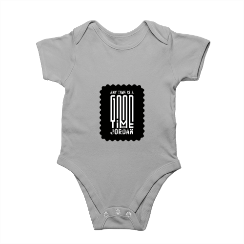 Baby Romper | 0-12 Months Regular Fit | 180 GSM Bio-Washed Cotton Blend | Double Stitched, Pre-Shrunk | Unisex | Personalized | DTF | Typographic | Companionship | Good Experiences | Everyday | Positive