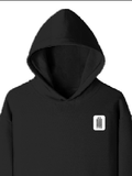Pullover Hoodie (Dtf) | Hoodies & Jackets | DTF, DTG | Him, Her, Unisex | Personalized | DTF | Bold Typography | Design Principles | Everyday | Assertive - left pocket - Black - mockup 3