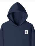 Pullover Hoodie (Dtf) | Hoodies & Jackets | DTF, DTG | Him, Her, Unisex | Personalized | DTF | Bold Typography | Design Principles | Everyday | Assertive - left pocket - Navy Blue - mockup 3