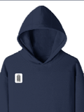 Pullover Hoodie (Dtf) | Hoodies & Jackets | DTF, DTG | Him, Her, Unisex | Personalized | DTF | Bold Typography | Design Principles | Everyday | Assertive - right pocket - Navy Blue - mockup 4