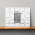 MDF Wooden Puzzles | 6x8 Inch | 30 Pieces | Durable MDF | Glossy Finish | Sublimation Print | Lightweight | Waterproof | Fade-Proof | Unisex | Personalized | Bold Typography | Design Principles | Everyday | Assertive - front - White - mockup 1