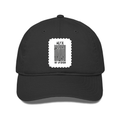 Classic Trucker Cap | Unisex | DTG Print | Breathable Mesh Back | Adjustable Snapback | Personalized | DTG | Bold Typography | Design Principles | Everyday | Assertive - front - Black - mockup 1
