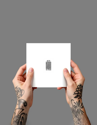 Temporary Tattoos | Unisex | 175g Transfer Sheet | Skin-Friendly, Easy Apply & Remove | All Ages | Personalized | Bold Typography | Design Principles | Everyday | Assertive - front_2.5x2.5 In - 2.5x2.5 In - mockup 1
