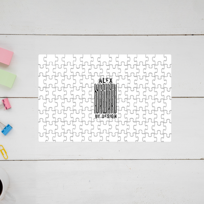 Jigsaw Puzzle | 120 Pieces A4 Size | Recycled Paper Semi-Gloss Finish | Engaging Entertainment Brain Booster | Unisex All Ages | Personalized | Bold Typography | Design Principles | Everyday | Assertive - front - mockup 1