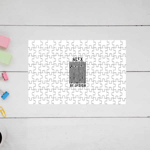 Jigsaw Puzzle | 120 Pieces A4 Size | Recycled Paper Semi-Gloss Finish | Engaging Entertainment Brain Booster | Unisex All Ages | Personalized | Bold Typography | Design Principles | Everyday | Assertive