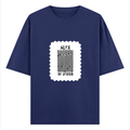 Oversized Classic T-Shirt | Unisex Oversized Fit | 100% Super-Combed Cotton | Pre-Shrunk & Ribbed Neck | Adults | Personalized | DTG | Bold Typography | Design Principles | Everyday | Assertive - front - Royal Blue - mockup 1