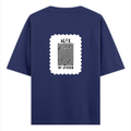 Oversized Classic T-Shirt | Unisex Oversized Fit | 100% Super-Combed Cotton | Pre-Shrunk & Ribbed Neck | Adults | Personalized | DTG | Bold Typography | Design Principles | Everyday | Assertive - back - Royal Blue - mockup 2
