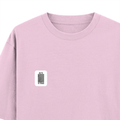 Oversized Classic T-Shirt | Unisex Oversized Fit | 100% Super-Combed Cotton | Pre-Shrunk & Ribbed Neck | Adults | Personalized | DTG | Bold Typography | Design Principles | Everyday | Assertive - left pocket - Light Baby Pink - mockup 3