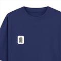 Oversized Classic T-Shirt | Unisex Oversized Fit | 100% Super-Combed Cotton | Pre-Shrunk & Ribbed Neck | Adults | Personalized | DTG | Bold Typography | Design Principles | Everyday | Assertive - left pocket - Royal Blue - mockup 3