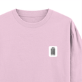 Oversized Classic T-Shirt | Unisex Oversized Fit | 100% Super-Combed Cotton | Pre-Shrunk & Ribbed Neck | Adults | Personalized | DTG | Bold Typography | Design Principles | Everyday | Assertive - right pocket - Light Baby Pink - mockup 4