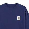 Oversized Classic T-Shirt | Unisex Oversized Fit | 100% Super-Combed Cotton | Pre-Shrunk & Ribbed Neck | Adults | Personalized | DTG | Bold Typography | Design Principles | Everyday | Assertive - right pocket - Royal Blue - mockup 4