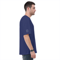 Oversized Classic T-Shirt | Unisex Oversized Fit | 100% Super-Combed Cotton | Pre-Shrunk & Ribbed Neck | Adults | Personalized | DTG | Bold Typography | Design Principles | Everyday | Assertive - left sleeve - Royal Blue - mockup 5