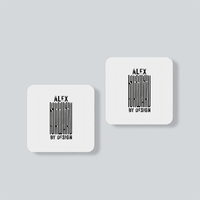 Fridge Magnet | Square | Durable Acrylic | UV Print, Strong Hold | Home & Living, Unisex | Personalized | Bold Typography | Design Principles | Everyday | Assertive