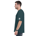 Oversized Classic T-Shirt | Unisex Fit | 100% Super-Combed Cotton | Pre-Shrunk, Double-Stitched | Adults | Personalized | DTF | Bold Typography | Design Principles | Everyday | Assertive - right sleeve - Petrol Blue - mockup 6