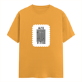 Classic Crew T-Shirt | Men's Regular Fit | 180 GSM Bio-Washed Cotton | DTG Print Ready | Double-Stitched & Ribbed Neck | Personalized | DTG | Bold Typography | Design Principles | Everyday | Assertive - front - Golden Yellow - mockup 1