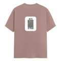 Classic Crew T-Shirt | Men's Regular Fit | 180 GSM Bio-Washed Cotton | DTG Print Ready | Double-Stitched & Ribbed Neck | Personalized | DTG | Bold Typography | Design Principles | Everyday | Assertive - back - Mushroom - mockup 2