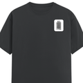 Classic Crew T-Shirt | Men's Regular Fit | 180 GSM Bio-Washed Cotton | DTG Print Ready | Double-Stitched & Ribbed Neck | Personalized | DTG | Bold Typography | Design Principles | Everyday | Assertive - left pocket - Steel Grey - mockup 3