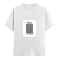 Female Classic Crew T-Shirt | Women's Regular Fit | 180 GSM Bio-Washed Cotton | Double Stitched, Pre-Shrunk | Personalized | DTG | Bold Typography | Design Principles | Everyday | Assertive - front - White - mockup 1