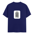 Female Classic Crew T-Shirt | Women's Regular Fit | 180 GSM Bio-Washed Cotton | Double Stitched, Pre-Shrunk | Personalized | DTG | Bold Typography | Design Principles | Everyday | Assertive - back - Royal Blue - mockup 2