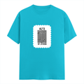 Men's Classic Crew T-Shirt | Regular Fit | 180 GSM Bio-Washed Cotton | DTF Print Ready | Pre-Shrunk, Durable | Personalized | DTF | Bold Typography | Design Principles | Everyday | Assertive - front - SkyBlue - mockup 1