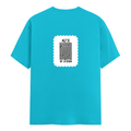 Men's Classic Crew T-Shirt | Regular Fit | 180 GSM Bio-Washed Cotton | DTF Print Ready | Pre-Shrunk, Durable | Personalized | DTF | Bold Typography | Design Principles | Everyday | Assertive - back - SkyBlue - mockup 2