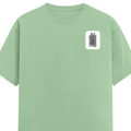 Men's Classic Crew T-Shirt | Regular Fit | 180 GSM Bio-Washed Cotton | DTF Print Ready | Pre-Shrunk, Durable | Personalized | DTF | Bold Typography | Design Principles | Everyday | Assertive - left pocket - Jade - mockup 3