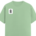 Men's Classic Crew T-Shirt | Regular Fit | 180 GSM Bio-Washed Cotton | DTF Print Ready | Pre-Shrunk, Durable | Personalized | DTF | Bold Typography | Design Principles | Everyday | Assertive - right pocket - Jade - mockup 4