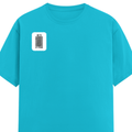 Men's Classic Crew T-Shirt | Regular Fit | 180 GSM Bio-Washed Cotton | DTF Print Ready | Pre-Shrunk, Durable | Personalized | DTF | Bold Typography | Design Principles | Everyday | Assertive - right pocket - SkyBlue - mockup 4