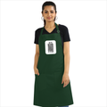Apron | Onesize Unisex Adult | Cotton DTG Printed | Pockets & Adjustable Straps | Personalized | DTG | Bold Typography | Design Principles | Everyday | Assertive - front - Bottle Green - mockup 1