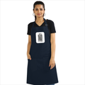 Apron | Onesize Unisex Adult | Cotton DTG Printed | Pockets & Adjustable Straps | Personalized | DTG | Bold Typography | Design Principles | Everyday | Assertive - front - Navy Blue - mockup 1