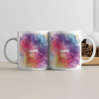 White Coffee Mug | 11 oz Unisex | Premium Ceramic Sublimation | Fade-Proof Glossy Finish | For Him & Her | Personalized | Modern | Self-expression | Everyday | Expressive