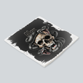 Cloth Napkin | Kitchen & Dining Accessory | 100% Polyester | Durable, Soft, Hemmed Edges | Unisex | Personalized | Grunge | Skulls | Snakes | Powerful - front_2 - White - mockup 2