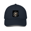 Classic Baseball Cap | Universal Fit | 280 GSM Drill Cotton | DTG Print | Sun Protection | Unisex Adults | Personalized | DTG | Grunge | Skulls | Snakes | Powerful - front - Navy Blue - mockup 1