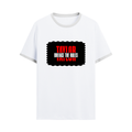 Ringer T-shirt | Unisex | DTG Print | Contrast Trim | Men's, Women's | Personalized | DTG | Bold | Individuality | Rebellion | Everyday | Assertive - front - White Black - mockup 1