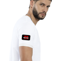 Ringer T-shirt | Unisex | DTG Print | Contrast Trim | Men's, Women's | Personalized | DTG | Bold | Individuality | Rebellion | Everyday | Assertive - right sleeve - White Black - mockup 6