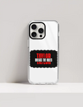 Hard Clear Case | iPhone | TPU Sides & PC Back | Detachable Camera Protector, Scratch-Proof | Unisex | Personalized | Bold | Individuality | Rebellion | Everyday | Assertive - front_15 Pro Max - 15 Pro Max - mockup 11