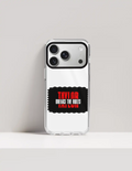 Hard Clear Case | iPhone | TPU Sides & PC Back | Detachable Camera Protector, Scratch-Proof | Unisex | Personalized | Bold | Individuality | Rebellion | Everyday | Assertive - front_17 Pro - 17 Pro - mockup 2