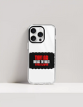 Hard Clear Case | iPhone | TPU Sides & PC Back | Detachable Camera Protector, Scratch-Proof | Unisex | Personalized | Bold | Individuality | Rebellion | Everyday | Assertive - front_16 Pro - 16 Pro - mockup 6