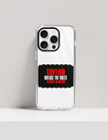 Hard Clear Case | iPhone | TPU Sides & PC Back | Detachable Camera Protector, Scratch-Proof | Unisex | Personalized | Bold | Individuality | Rebellion | Everyday | Assertive - front_16 Pro Max - 16 Pro Max - mockup 7