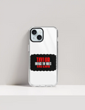 Hard Clear Case | iPhone | TPU Sides & PC Back | Detachable Camera Protector, Scratch-Proof | Unisex | Personalized | Bold | Individuality | Rebellion | Everyday | Assertive - front_15 - 15 - mockup 8