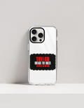 Hard Clear Case | iPhone | TPU Sides & PC Back | Detachable Camera Protector, Scratch-Proof | Unisex | Personalized | Bold | Individuality | Rebellion | Everyday | Assertive - front_15 Pro - 15 Pro - mockup 10