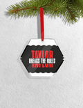 Christmas Ornaments | 3x3-inch | Acrylic UV Printed | Lightweight, Waterproof, Fade-Proof, Satin Ribbon | Unisex Adult | Personalized | Bold | Individuality | Rebellion | Everyday | Assertive - front_Hexagon - Hexagon - mockup 3