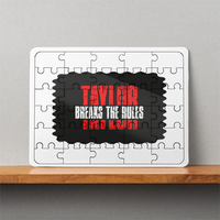 MDF Wooden Puzzles | 6x8 Inch | 30 Pieces | Durable MDF | Glossy Finish | Sublimation Print | Lightweight | Waterproof | Fade-Proof | Unisex | Personalized | Bold | Individuality | Rebellion | Everyday | Assertive