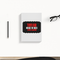 Daily Planner | 3-Month Undated | 300 GSM Cover, 70 GSM Pages, Digital Print | 204 Pages, Soft-Bound, Perfect Binding, Dotted Pages | Unisex | Personalized | Bold | Individuality | Rebellion | Everyday | Assertive - back - White - mockup 2