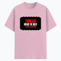 Cotton Stretch T-Shirt | Unisex Adult | 95% Cotton 5% Spandex Blend | 240 GSM, Breathable, Flexible | DTF Print Ready | Personalized | DTF | Bold | Individuality | Rebellion | Everyday | Assertive - front - Light Baby Pink - mockup 1